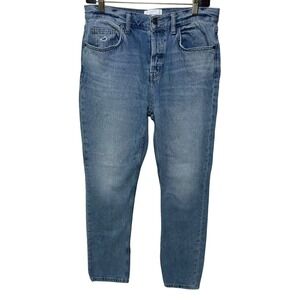 Current/Elliott Size‎ 29 Womens High Rise Straight Leg Jeans Blue Denim